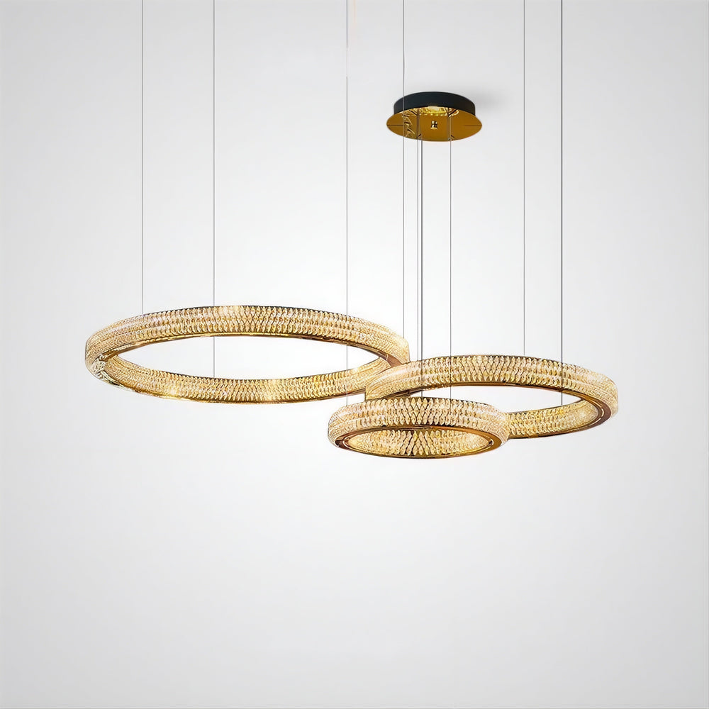 LENNOX Ring Chandelier by Lampadom - close-up