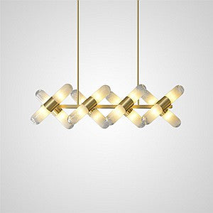 LIESEL Linear Chandelier by Lampadom
