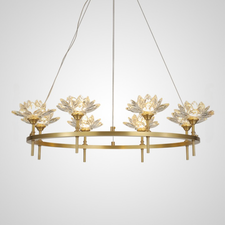 LOTOS Ring Chandelier by Lampadom - view 22