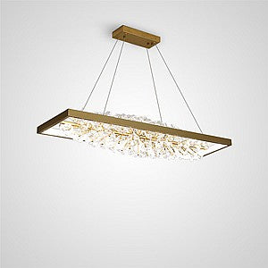 LUCIANA Linear Chandelier by Lampadom