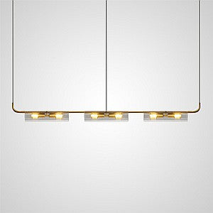 LUCINA Linear Chandelier by Lampadom