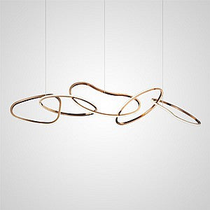 LYCAN Linear Chandelier by Lampadom