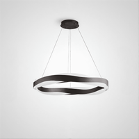 MALIKA BLACK Ring Chandelier by Lampadom - view 8