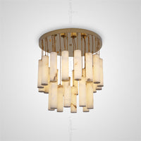 MARBLE GOLD Chandelier by Lampadom - close-up