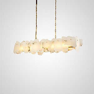 MARBLE R Linear Chandelier by Lampadom