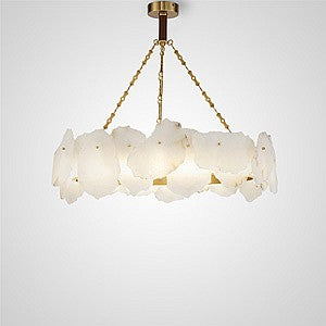 MARBLE R Ring Chandelier by Lampadom