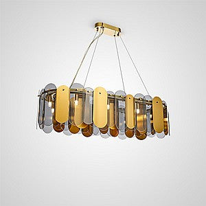MARLINA GLOSS Linear Chandelier by Lampadom