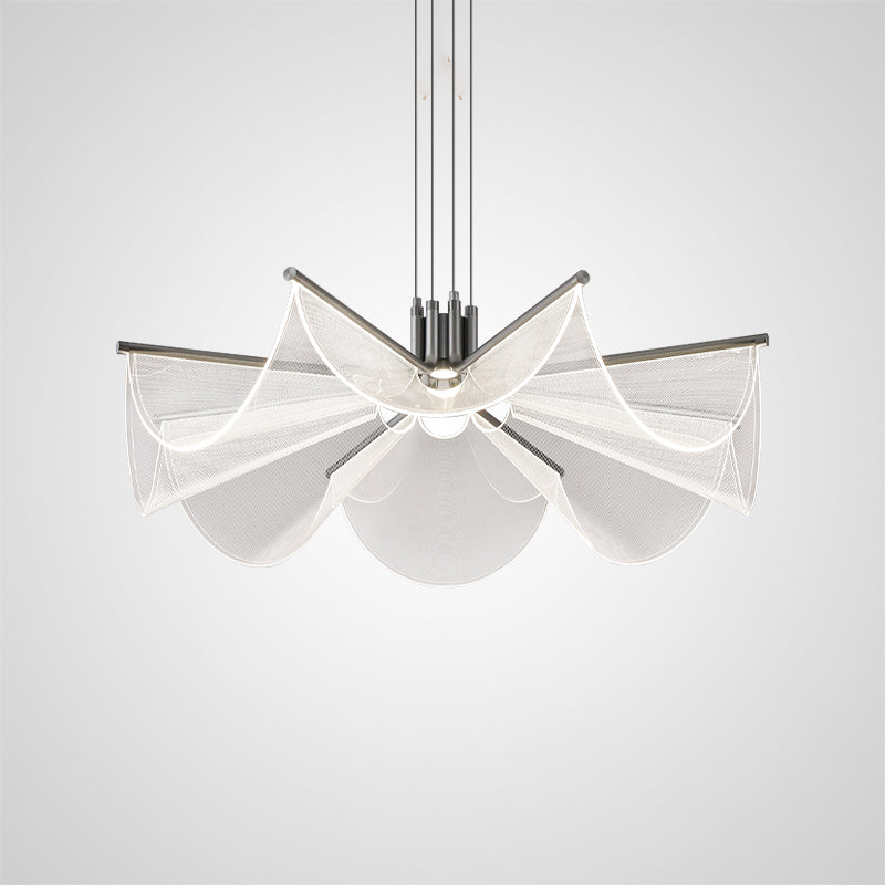 MATTY Chandelier Chandelier in Acrylic by Lampadom - room setting