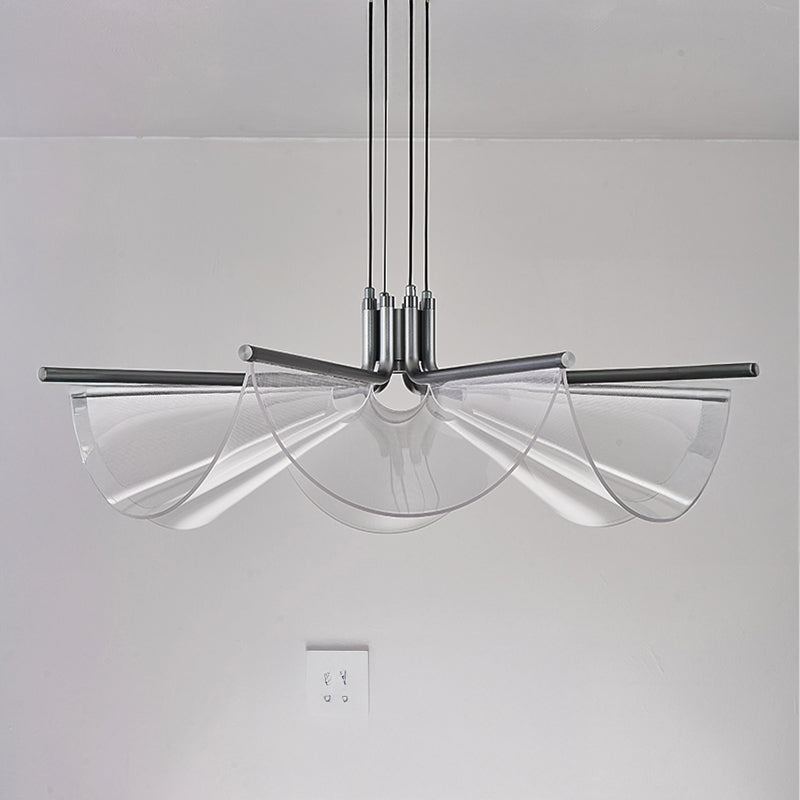 MATTY Chandelier Chandelier in Acrylic by Lampadom - room setting