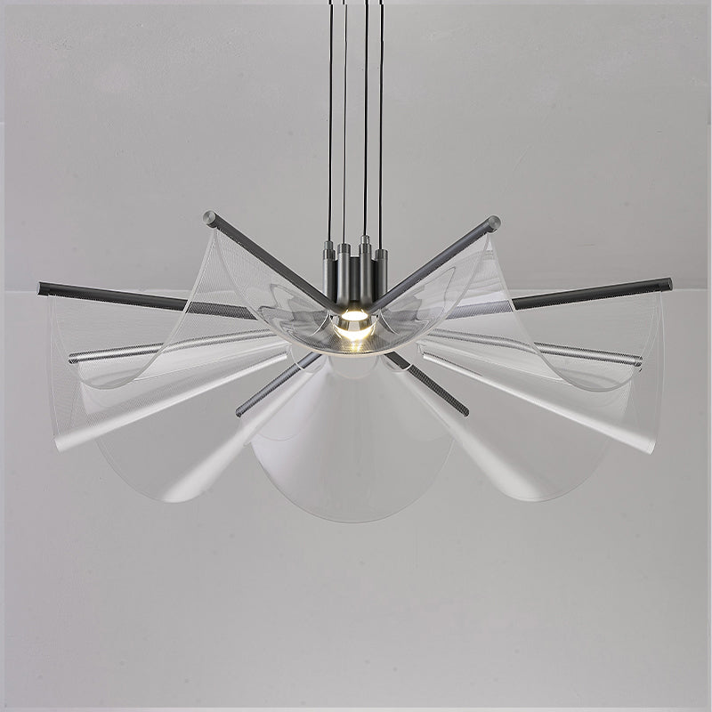 MATTY Chandelier Chandelier in Acrylic by Lampadom - room setting
