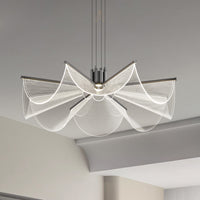 MATTY Chandelier Chandelier in Acrylic by Lampadom - room setting