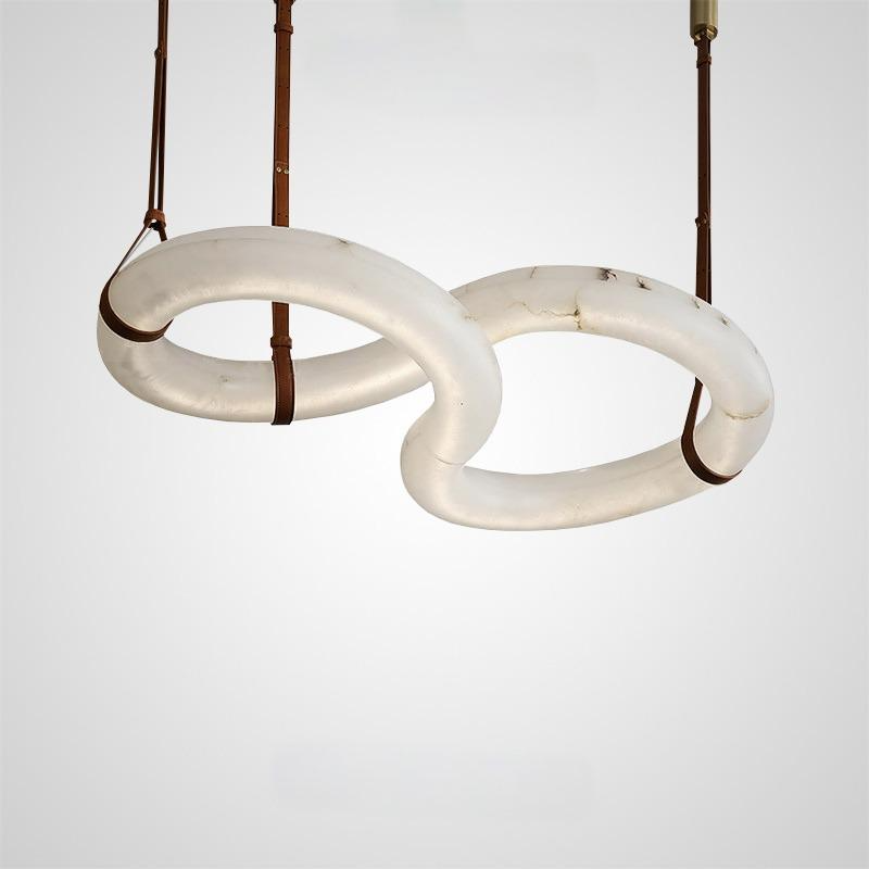 MAURICE Chandelier Chandelier in Marble by Lampadom - view 10