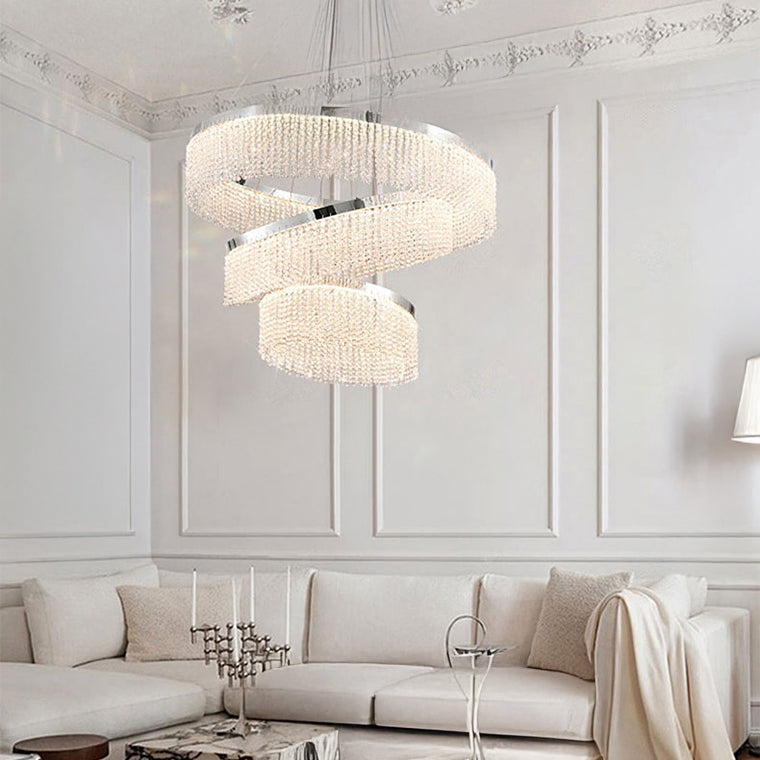 MELCHIOR Ring Chandelier by Lampadom - side view