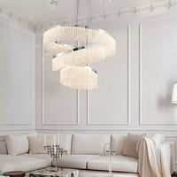 MELCHIOR Ring Chandelier by Lampadom - side view