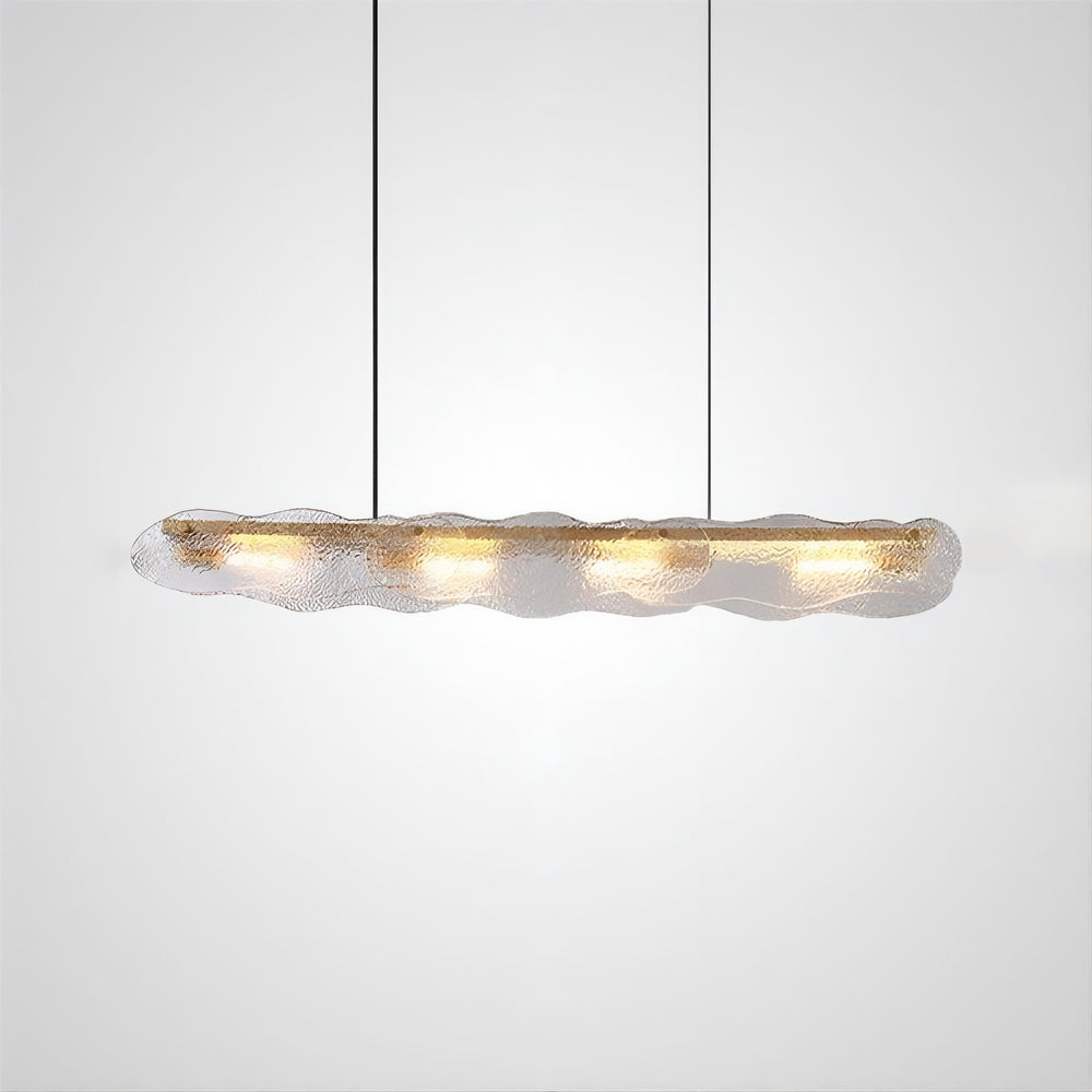 MELINDA LONG Linear Chandelier by Lampadom - close-up