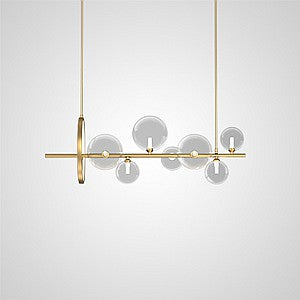 MELODY Linear Chandelier by Lampadom