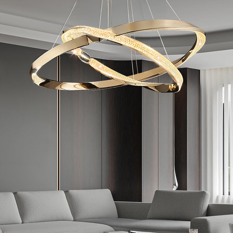 MERLIN Ring Chandelier by Lampadom - side view