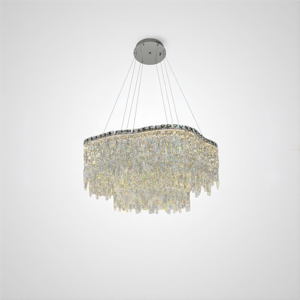 MICHELLE B Ring Chandelier by Lampadom - top view