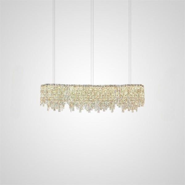 MICHELLE Linear Chandelier by Lampadom - top view