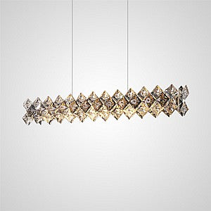 MIRAGE Linear Chandelier by Lampadom