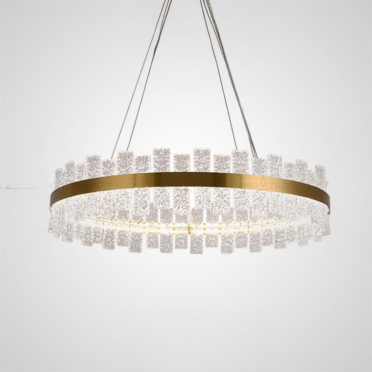 MIRAMIS Ring Chandelier by Lampadom - scale reference