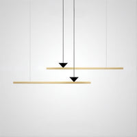 MIRELL DUO Linear Chandelier by Lampadom - top view