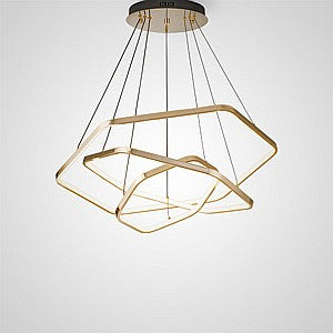 MISSION Ring Chandelier by Lampadom