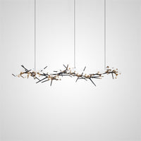 NAKKAR Linear Chandelier by Lampadom - ambient shot