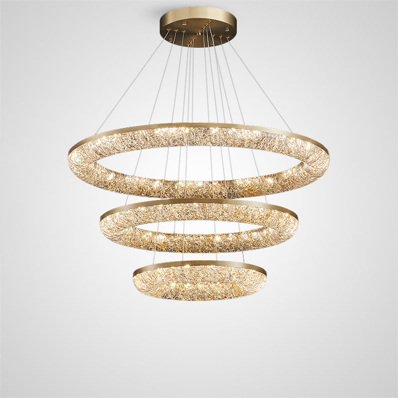 NELIUS Ring Chandelier by Lampadom - close-up