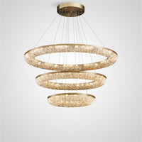 NELIUS Ring Chandelier by Lampadom - close-up