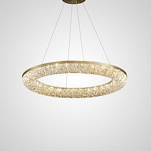 NELIUS ONE Ring Chandelier by Lampadom