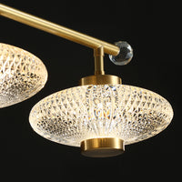 NICOL Linear Chandelier by Lampadom - top view