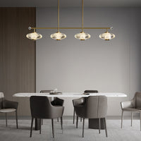 NICOL Linear Chandelier by Lampadom - detail view
