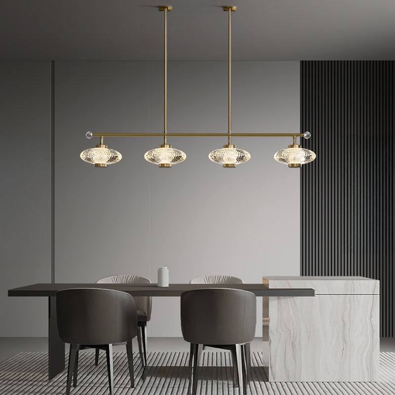 NICOL Linear Chandelier by Lampadom - close-up