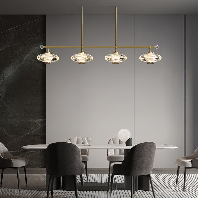 NICOL Linear Chandelier by Lampadom - side view