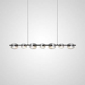 NICOLETTA D Linear Chandelier by Lampadom