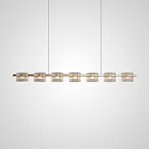 NICOLETTA Linear Chandelier by Lampadom