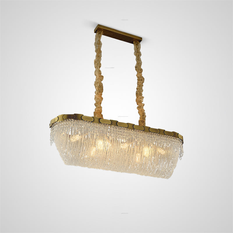 OLIVIA L Linear Chandelier by Lampadom - view 4