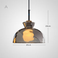 OMG GLASS COIL Pendant by Lampadom - top view