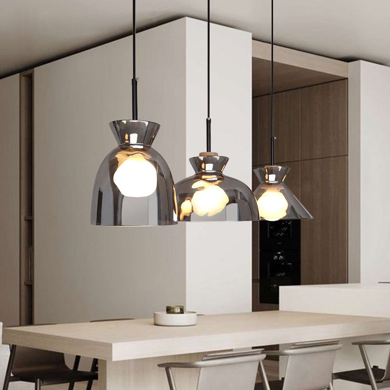 OMG GLASS COIL Pendant by Lampadom - detail view