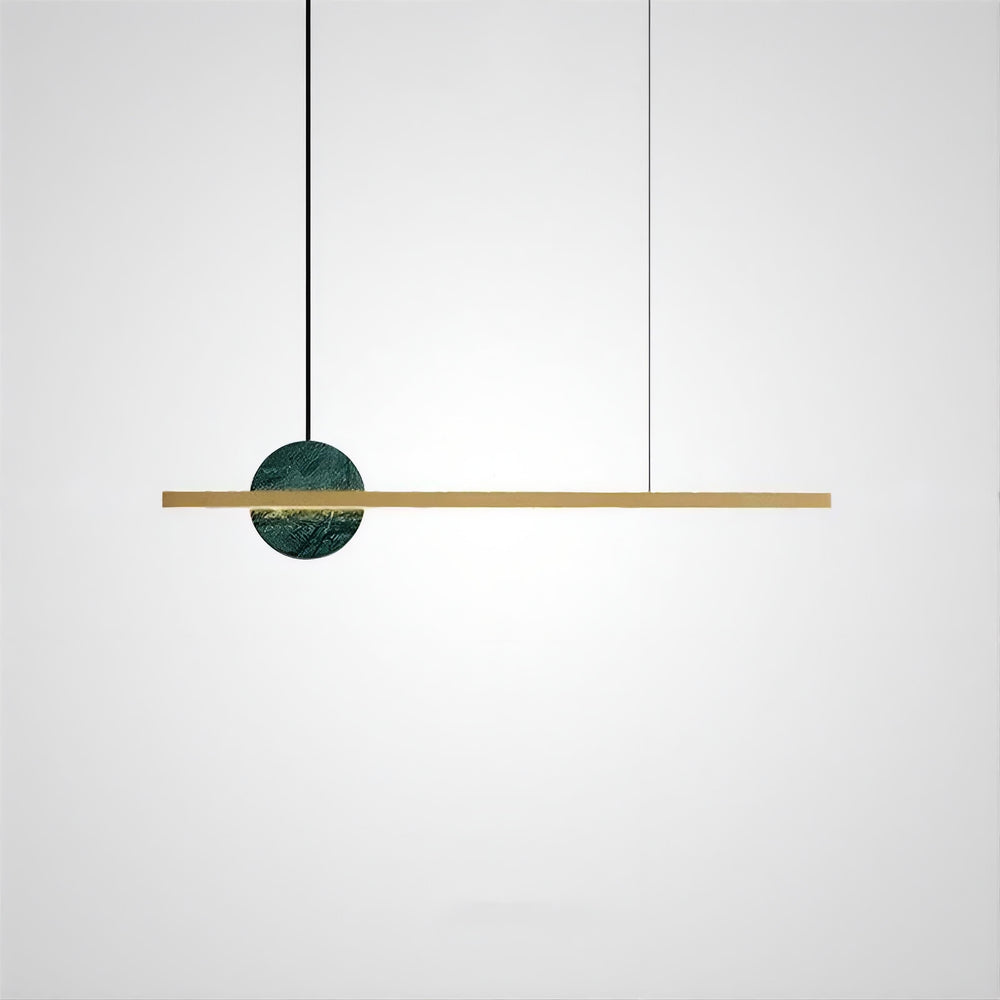 ORLAUG Linear Chandelier by Lampadom - top view