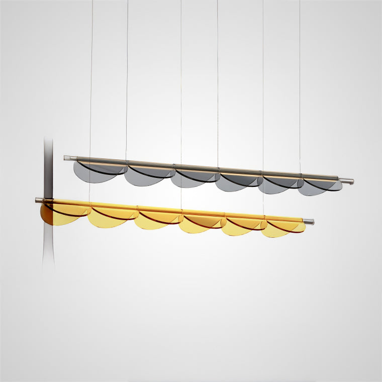 OTTO Linear Chandelier by Lampadom - angle view