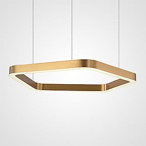 PENTAGON Ring Chandelier by Lampadom