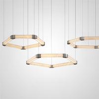 PENTUM Ring Chandelier by Lampadom - side view