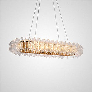 PETALS Linear Chandelier by Lampadom
