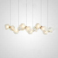 PHILLIS Linear Chandelier by Lampadom - angle view