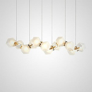PHILLIS Linear Chandelier by Lampadom