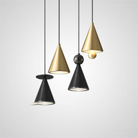 PIET CONE BRASS Pendant by Lampadom - detail view