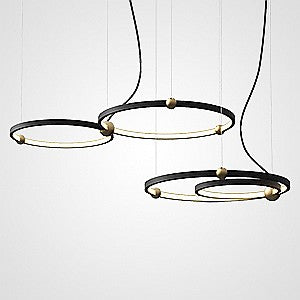PLANETARY Ring Chandelier by Lampadom