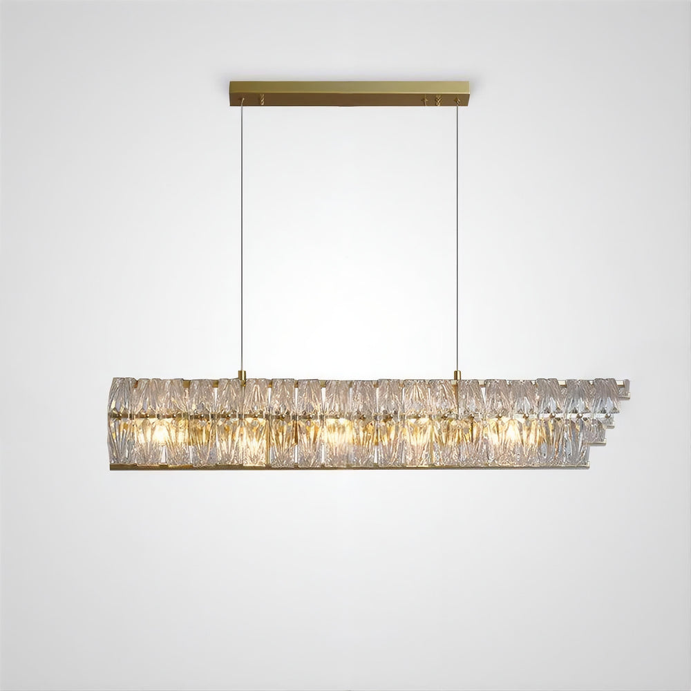 PLONIA Linear Chandelier by Lampadom - view 3